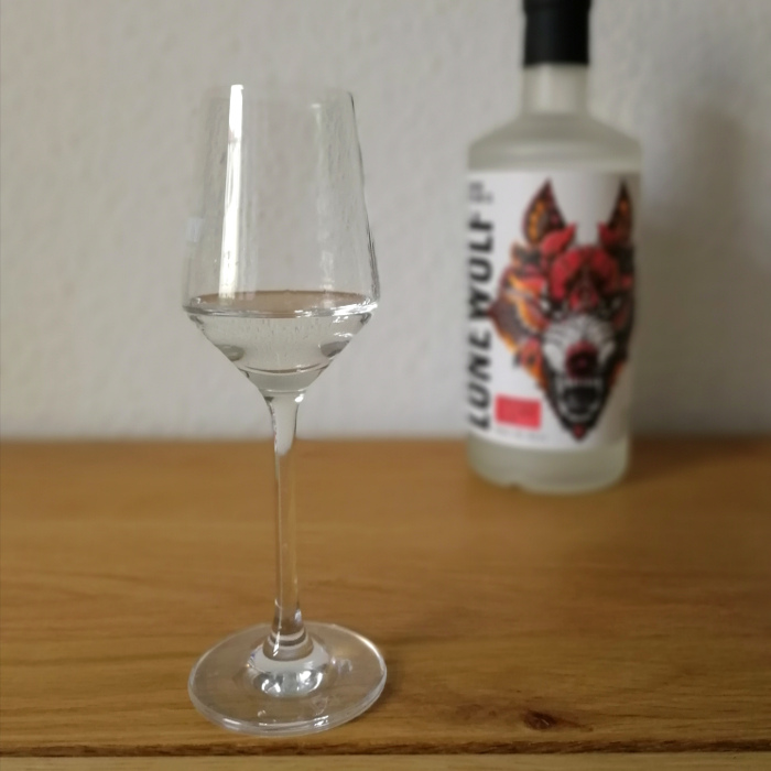 BrewDog LoneWolf Chilli & Lime Gin Distillers Cut 2021 Glas